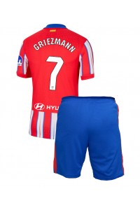 Atletico Madrid Antoine Griezmann #7 Babytruitje Thuis tenue Kind 2024-25 Korte Mouw (+ Korte broeken)